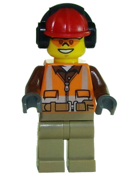 Ouvrier cty0699 - Figurine Lego City à vendre pqs cher