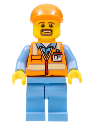 Airport staff cty0704 - Lego City minifigure for sale at best price