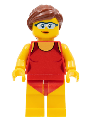 Beachgoer cty0759 - Lego City minifigure for sale at best price