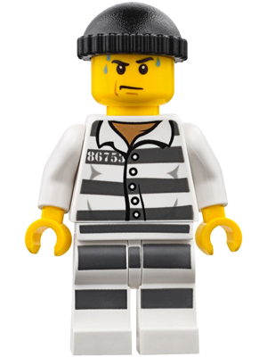 Prisoner cty0775 - Lego City minifigure for sale at best price