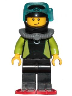Plongeur cty0797 - Figurine Lego City à vendre pqs cher
