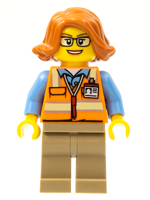 Ouvrier cty0801 - Figurine Lego City à vendre pqs cher