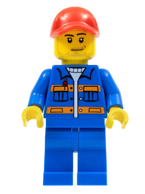Ouvrier cty0807 - Figurine Lego City à vendre pqs cher