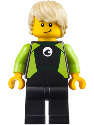 Surfeur cty0811 - Figurine Lego City à vendre pqs cher