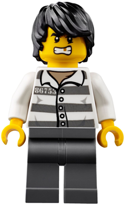 Prisonnier cty0833 - Figurine Lego City à vendre pqs cher