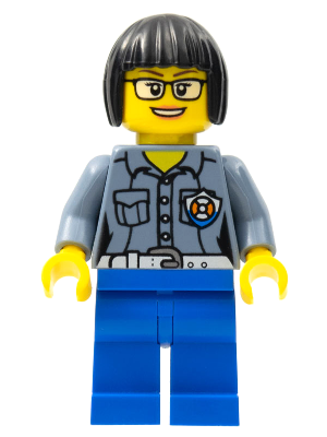 Chef de station cty0861 - Figurine Lego City à vendre pqs cher
