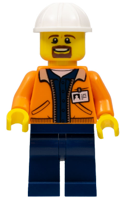 Ouvrier cty0875 - Figurine Lego City à vendre pqs cher
