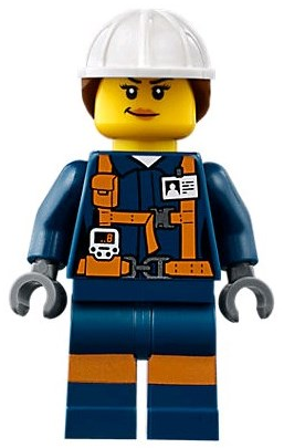 Ouvrier cty0877 - Figurine Lego City à vendre pqs cher