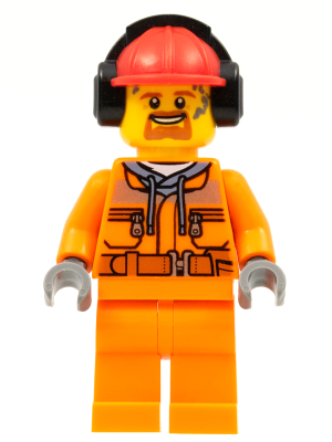 Ouvrier cty0935 - Figurine Lego City à vendre pqs cher