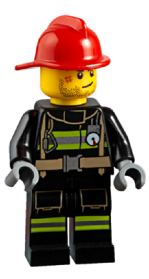 Firefighter cty0951 - Lego City minifigure for sale at best price