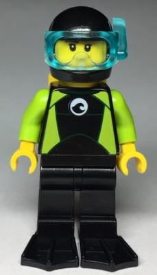 Plongeur cty0958 - Figurine Lego City à vendre pqs cher