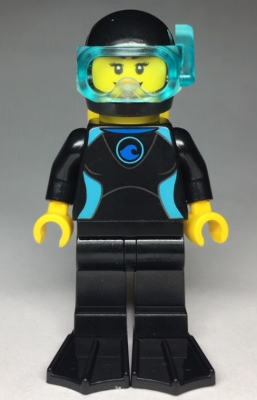 Plongeur cty0959 - Figurine Lego City à vendre pqs cher