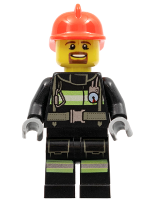 Firefighter cty0966 - Lego City minifigure for sale at best price