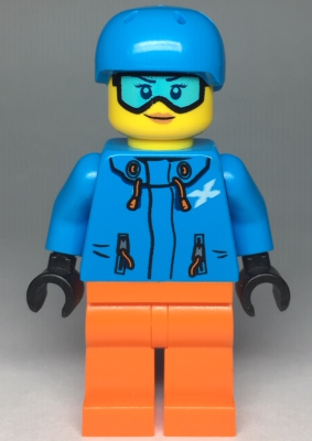 Opérateur de dameuse cty0991 - Figurine Lego City à vendre pqs cher