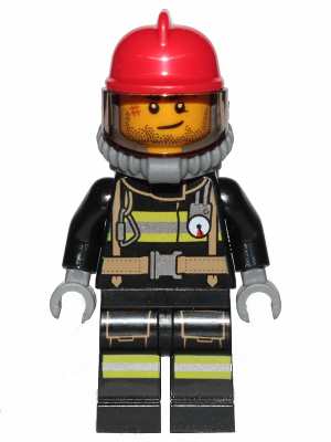 Firefighter cty1004 - Lego City minifigure for sale at best price