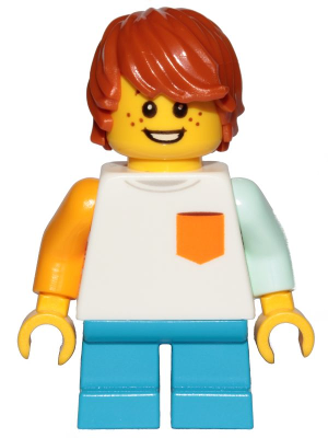 NEW Lego Female Male Minifig Short Dark Orange  HAIR Star Wars Harry Potter 