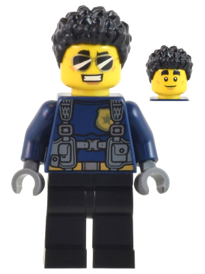 Duke DeTain cty1042 - Lego City minifigure for sale at best price