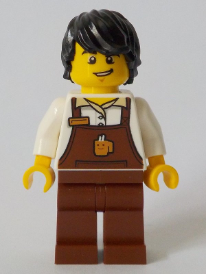 Barista cty1048 - Lego City minifigure for sale at best price