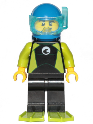 Diver cty1062 - Lego City minifigure for sale at best price