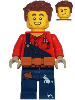 Harl Hubbs cty1074 - Lego City minifigure for sale at best price
