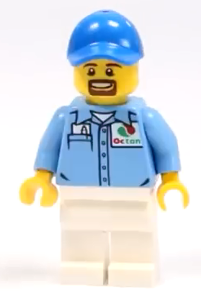 Ouvrier cty1075 - Figurine Lego City à vendre pqs cher