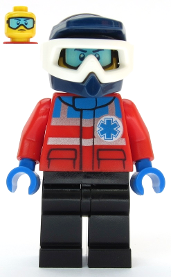 Patrouilleur à ski cty1078 - Figurine Lego City à vendre pqs cher