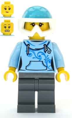 Skier cty1088 - Lego City minifigure for sale at best price