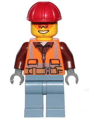 Ouvrier cty1093 - Figurine Lego City à vendre pqs cher