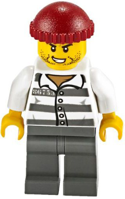 Prisonnier cty1159 - Figurine Lego City à vendre pqs cher