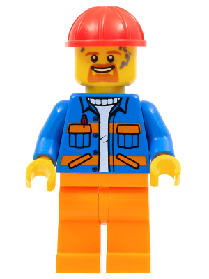 Ouvrier cty1161 - Figurine Lego City à vendre pqs cher