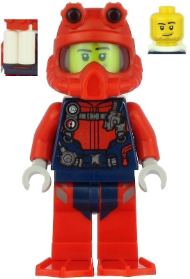 Plongeur cty1166 - Figurine Lego City à vendre pqs cher