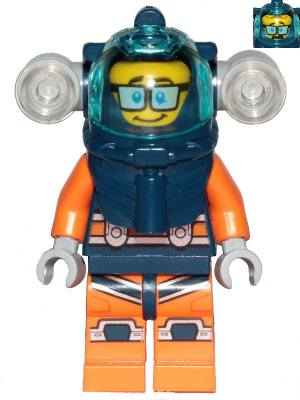 Plongeur cty1170 - Figurine Lego City à vendre pqs cher