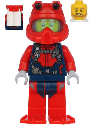 Plongeur cty1180 - Figurine Lego City à vendre pqs cher