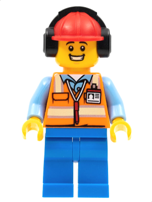 Membre d'équipage au sol cty1193 - Figurine Lego City à vendre pqs cher