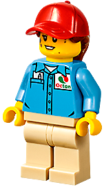 Membre d'équipage au sol cty1194 - Figurine Lego City à vendre pqs cher