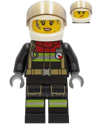 Firefighter cty1240 - Lego City minifigure for sale at best price