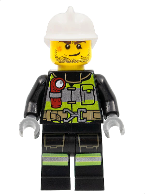Firefighter cty1255 - Lego City minifigure for sale at best price