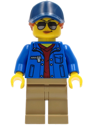 Membre d'équipage au sol cty1265 - Figurine Lego City à vendre pqs cher
