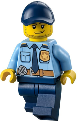 Lego® CTY0778, CTY778 minifigure City, man, police officer