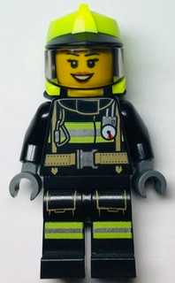 Firefighter cty1357 - Lego City minifigure for sale at best price