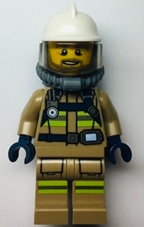 Firefighter cty1359 - Lego City minifigure for sale at best price