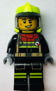 Firefighter cty1370 - Lego City minifigure for sale at best price