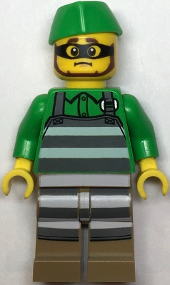 Prisonnier cty1382 - Figurine Lego City à vendre pqs cher