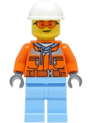 Ouvrier cty1404 - Figurine Lego City à vendre pqs cher