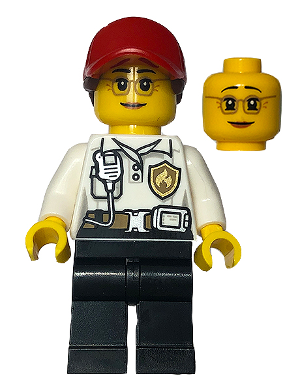 Pompier cty1417 - Figurine Lego City à vendre pqs cher