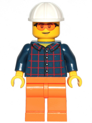Ouvrier cty1435 - Figurine Lego City à vendre pqs cher