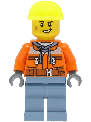 Ouvrier cty1465 - Figurine Lego City à vendre pqs cher