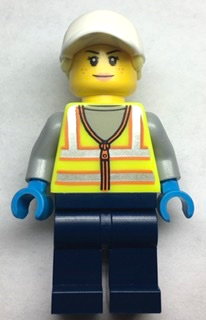 Conducteur de chariot élévateur cty1483 - Figurine Lego City à vendre pqs cher