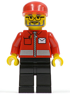 Postier post006 - Figurine Lego City à vendre pqs cher
