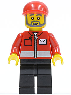 Postier post008 - Figurine Lego City à vendre pqs cher